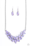 Ethereal Efflorescence - Purple Paparazzi Necklace All Eyes On U Jewel
