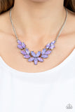 Ethereal Efflorescence - Purple Paparazzi Necklace All Eyes On U Jewel