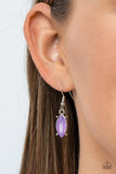 Ethereal Efflorescence - Purple Paparazzi Necklace All Eyes On U Jewel