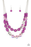 Mere Magic - Purple Paparazzi Necklace All Eyes On U Jewelry