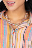 Prismatic Magic - Copper Paparazzi Necklace All Eyes On U Jewelry
