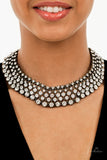 Undeniable Brass Paparazzi Zi Collection Necklace All Eyes On U Jewelry