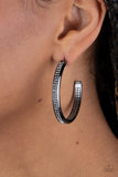 Flash Freeze - Black Paparazzi Earrings All Eyes On U Jewelry