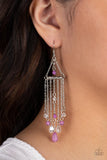 Marina Breeze - Purple Paparazzi Earrings All Eyes On U Jewelry