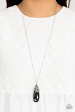Dibs on the Dazzle - Silver Paparazzi Necklace All Eyes On U Jewelry