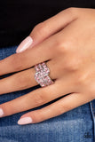 No Flowers Barred - Pink Paparazzi Ring All Eyes On U Jewelry