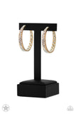 GLITZY By Association - Gold Paparazzi Earrings All Eyes On U Jewelry