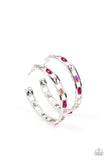 The Gem Fairy - Pink Paparazzi Earrings All Eyes On U Jewelry