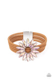 Astral Adventure - Orange Paparazzi Bracelet All Eyes On U Jewelry