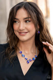 Glittering Geometrics - Purple Paparazzi Necklace