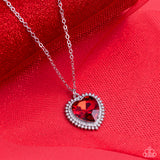 Sweethearts Stroll - Red Paparazzi Necklace
