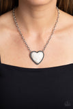 Authentic Admirer - White Paparazzi Necklace All Eyes On U Jewelry