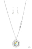 Sundial Dance - Multicolor Paparazzi Necklace All Eyes On U Jewerly