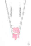 Crystal Catwalk - Pink Paparazzi Necklace All Eyes On U Jewelry