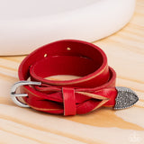 Coat of Arms Couture - Red Paparazzi Bracelet All Eyes On U Jewelry