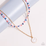 High School Reunion - Blue Paparazzi Necklace All Eyes On U Jewelry