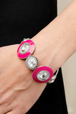 Glimpses of Malibu Pink Paparazzi Fashion Fix Set All Eyes On U Jewel