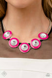 Glimpses of Malibu Pink Paparazzi Fashion Fix Set All Eyes On U Jewel