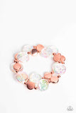 Discus Throw - Copper Paparazzi Bracelet All Eyes On U Jewelry
