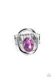 Marble Masterpiece - Purple Paparazzi Ring All Eyes On U Jewelry