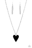 Subtle Soulmate - Black Paparazzi Necklace All Eyes On U Jewelry