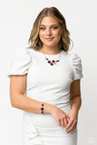 Round Royalty - Pink Paparazzi Necklace All Eyes On U Jewelry