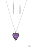 Stony Summer - Purple Paparzzi Necklace All Eyes On U Jewelry