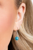 Warped Whimsicality - Blue Paparazzi Necklace All Eyes On U Jewelry