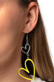 Pristine Pizzazz - Yellow Paparazzi Earrings All Eyes On U Jewelry