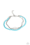 A LOTUS Like This - Blue Paparazzi Bracelet All Eyes On U Jewelry