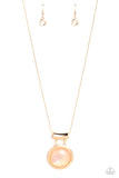 Starlight Starbright - Gold  Paparazzi Necklace All Eyes On U Jewelry 