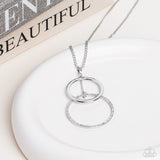 Wishing Well Whimsy - White Paparazzi Necklace All Eyes On U Jewelry