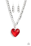 GLASSY-Hero - Red Paparazzi Necklace All Eyes On U Jewelry