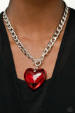 GLASSY-Hero - Red Paparazzi Necklace All Eyes On U Jewelry