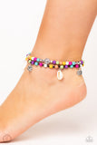 Buy and SHELL - Multicolor Paparazzi Anklet All Eyes On U Jewelry