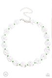 SHORE Enough - Green Paparazzi Necklace All Eyes On U Jewelry