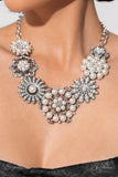 The Raven White Paparazzi Zi Collection Necklace All Eyes On U Jewelry