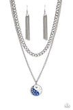 Night and Day - Blue Paparazzi Necklace All Eyes On U Jewelry