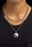 Night and Day - Blue Paparazzi Necklace All Eyes On U Jewelry