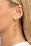 Striped Style - White Paparazzi Necklace All Eyes On U Jewelry
