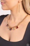 Alternating Audacity - Brown Paparazzi NecklaceAll Eyes On U 