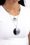 Striped Style - Silver Paparazzi Necklace