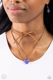 Wanderlust Wardrobe - Blue Paparazzi Necklace