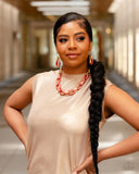 Statement Season - Orange Paparazzi Necklace All Eyes On U Jewelry