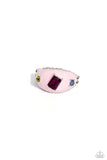 Blinding Behavior - Pink Paparazzi Ring