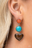 Desertscape Debut - Brown Paparazzi Earring