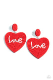 Sweet Seeds - Red Paparazzi Earrings
