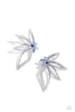 Twinkling Tulip - Blue Paparazzi Earrings