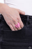 Hometown Heart - Pink Paparrazi Ring