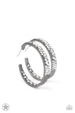 GLITZY By Association Gunmetal Paparazzi Earrings All Eyes On U 